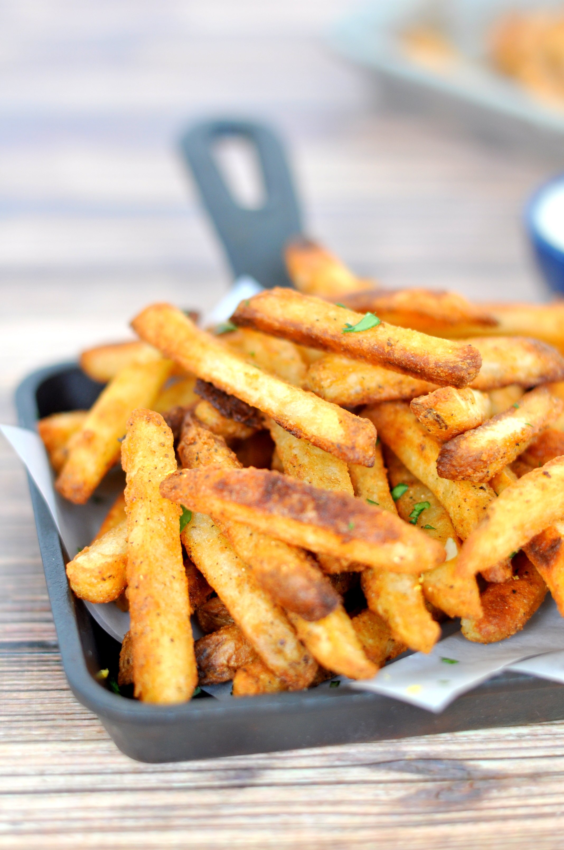 Crab fries are the perfect appetizer or finger food for game day!