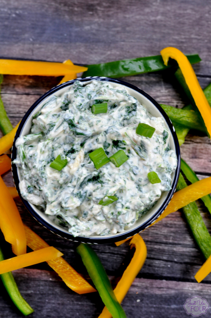 Give your spinach dip a healthy makeover with this easy recipe.