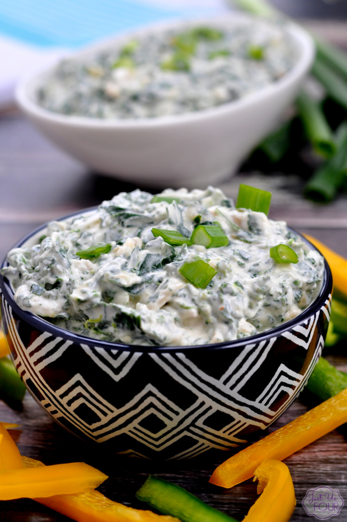 Give your spinach dip a healthy makeover with this easy recipe.