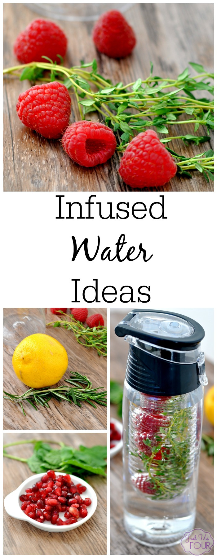 Reach your water goal each and every day when you use these infused water ideas!