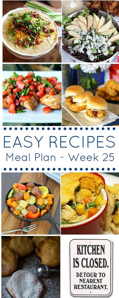 This week's meal plan is full of easy dinner recipes that are easy to get you started off right in 2016.