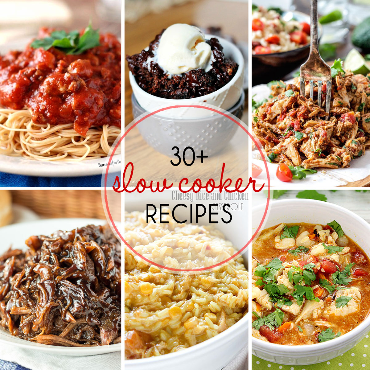Be sure to save these 30+ slow cooker recipes because you'll want to make them all.