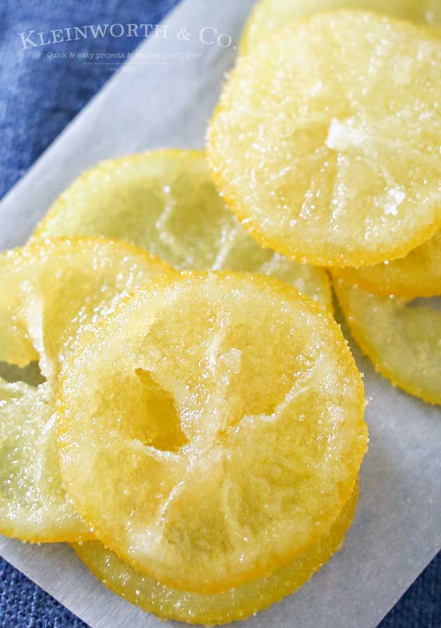 10 - Kleinworth and Co - Candied Lemon Slices