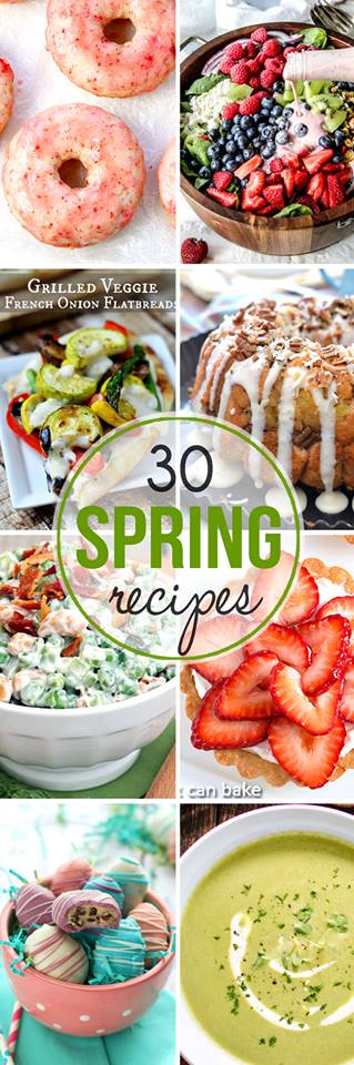 Grab the best produce that spring has to offer and make these delicious spring recipes.