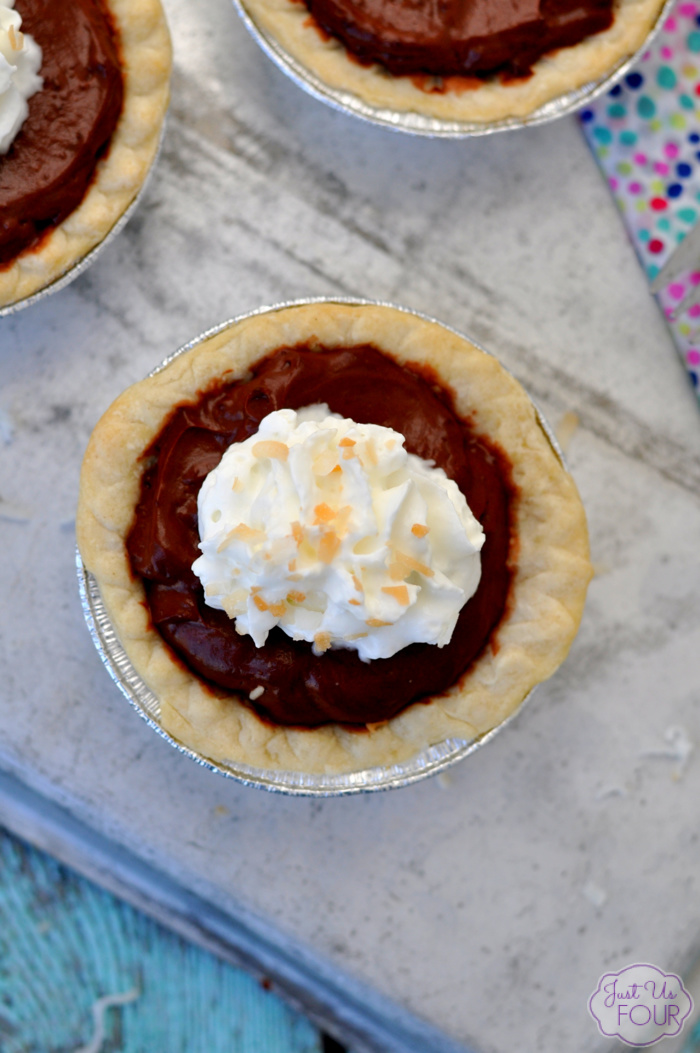 Easy Coconut Chocolate Pie