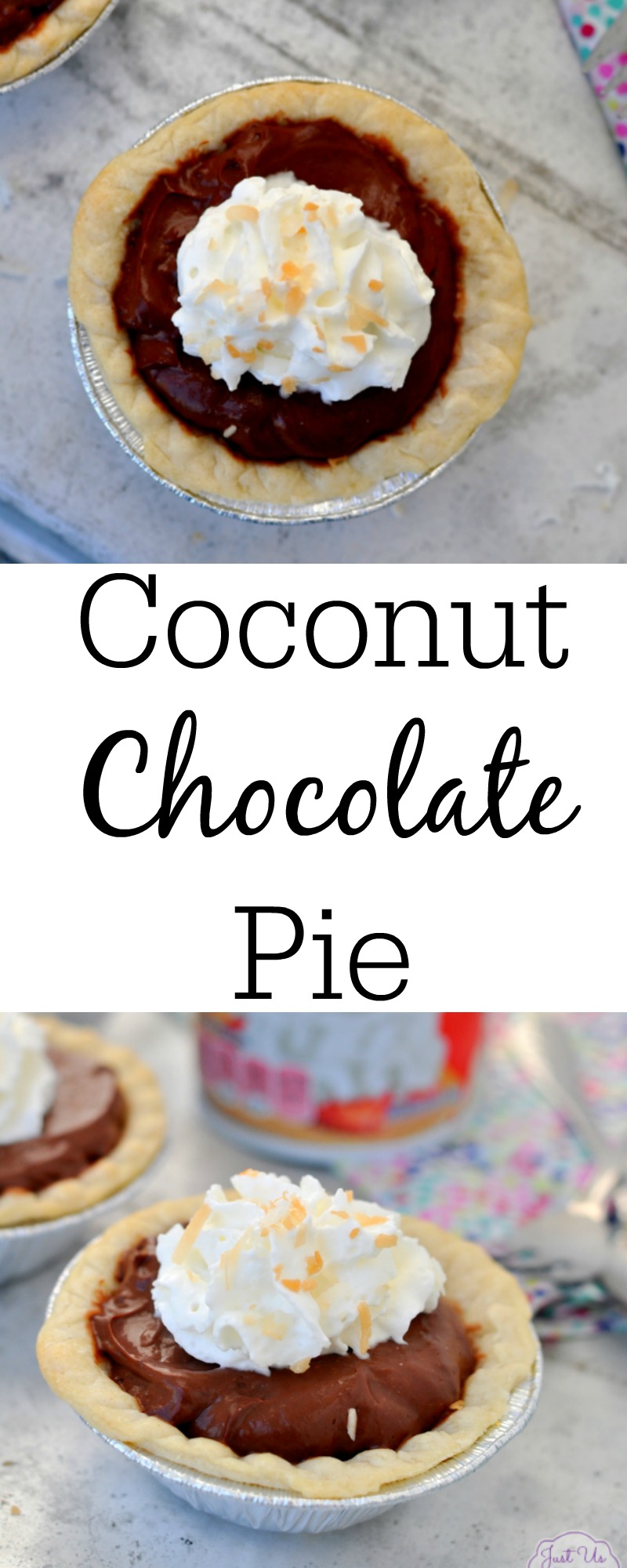 Easy Coconut Chocolate Pie