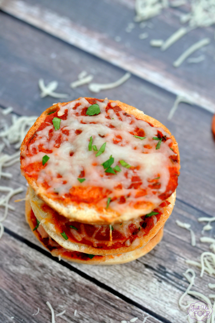 You have to try this recipe for freezer friendly bagel pizzas. They are so easy!