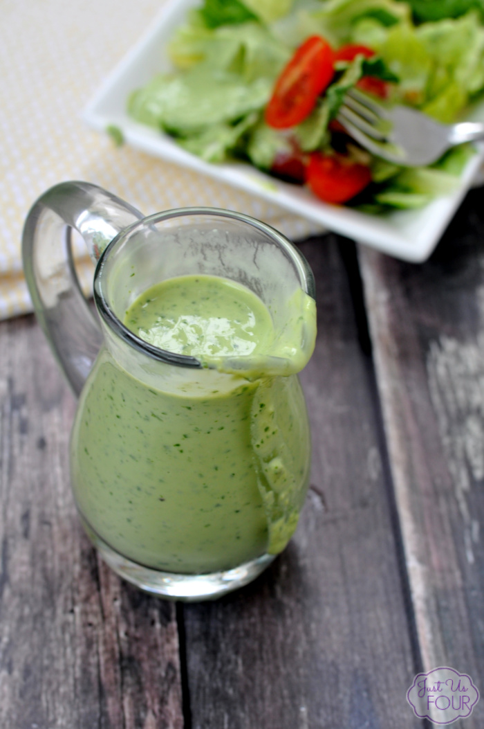 Your salads will never be the same once you try this paleo green goddess dressing with them. The recipe is so easy and really tasty.