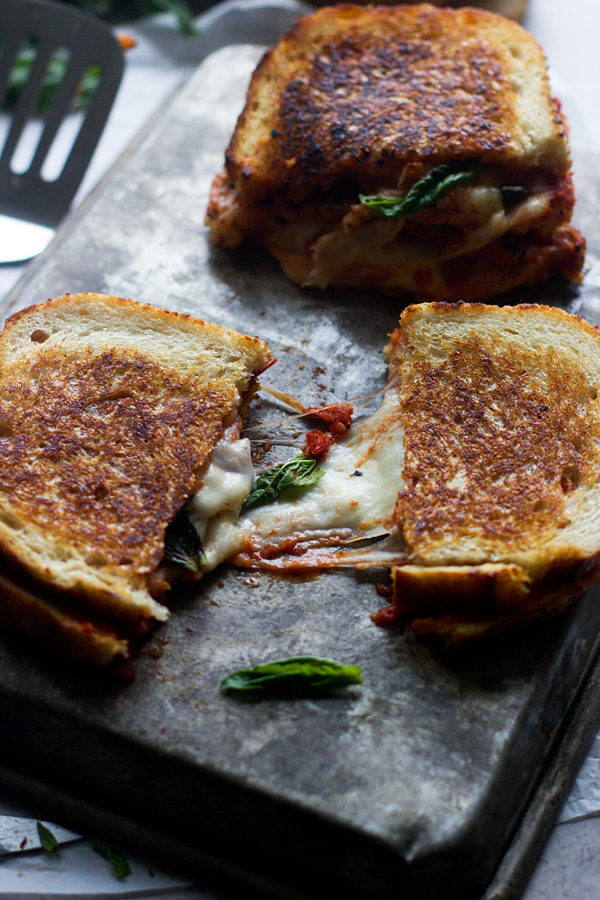 08 - Cooking for Keeps - Pizza Margherita Grilled Cheese