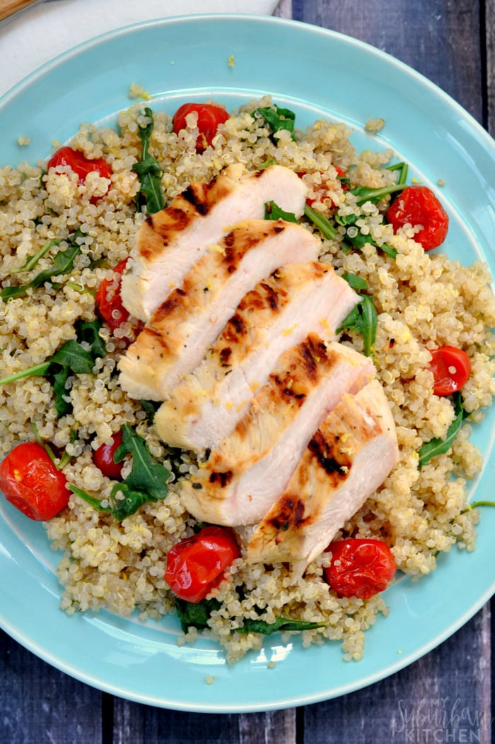 Citrus Chicken with Quinoa Salad