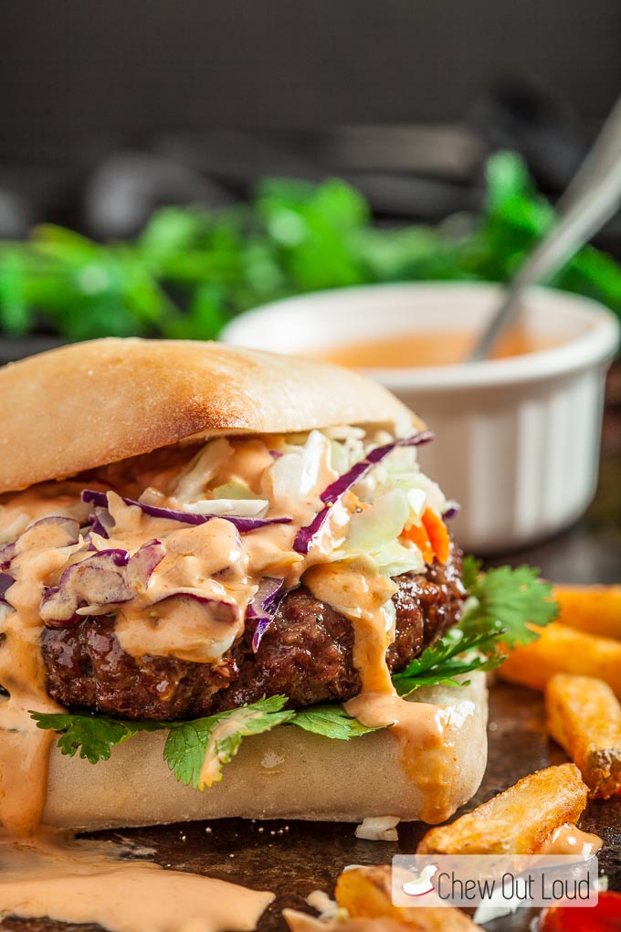 06 - Chew Out Loud - Asian Burgers with Sriracha Mayo