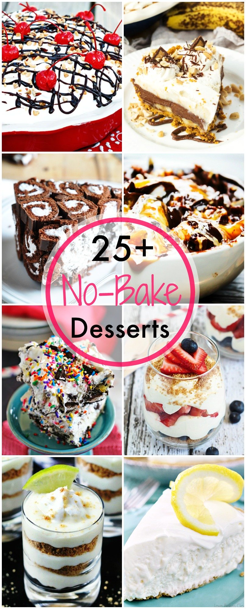 25+ No Bake Desserts