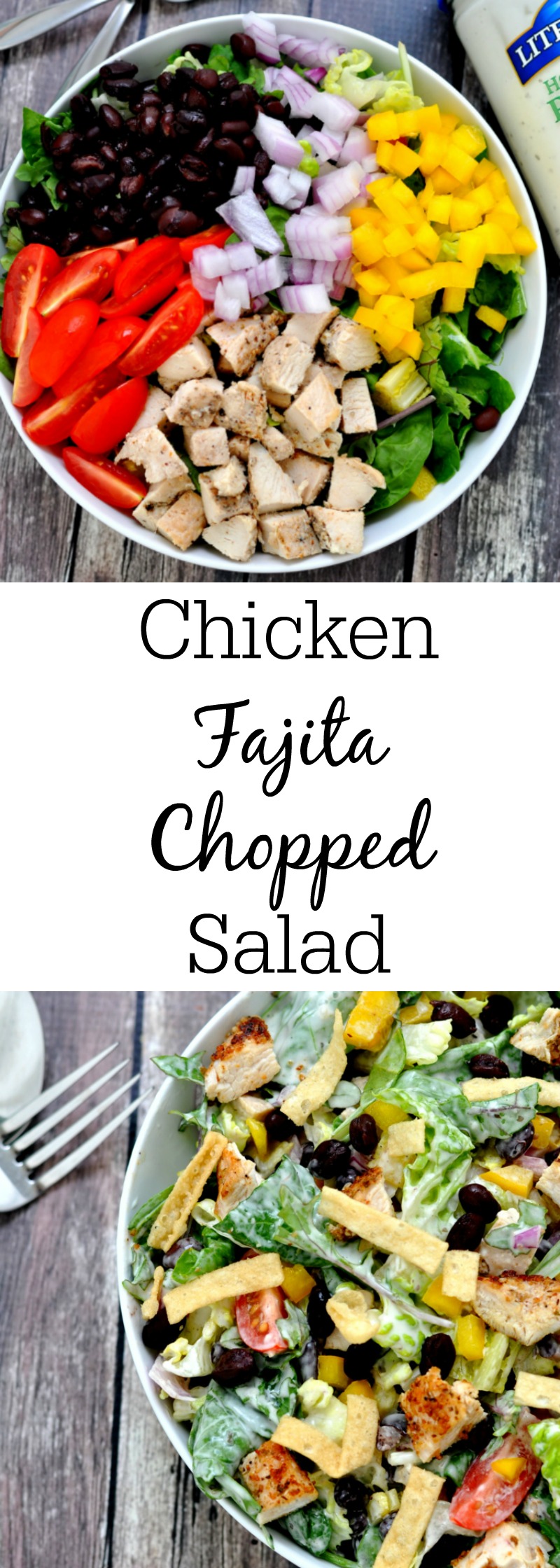 Chicken Fajita Salad - SeeTheLite AD