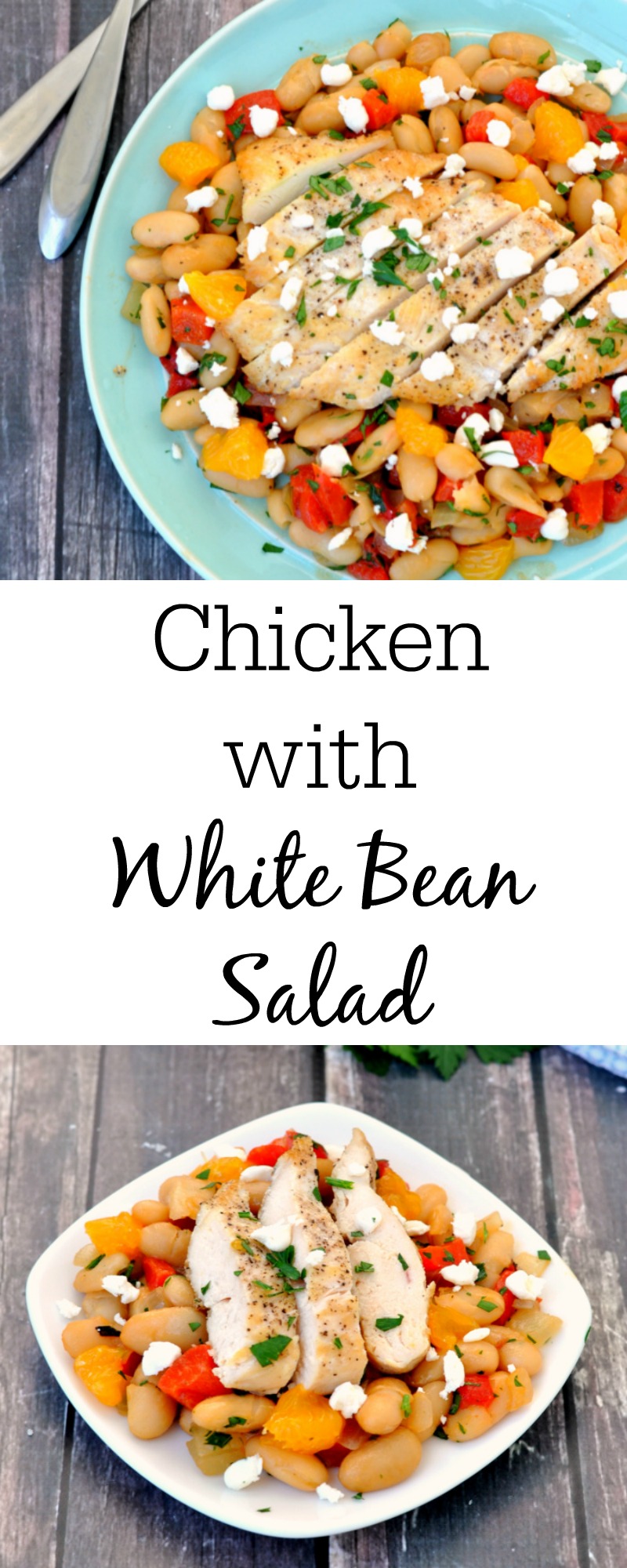 Chicken with White Bean Saute