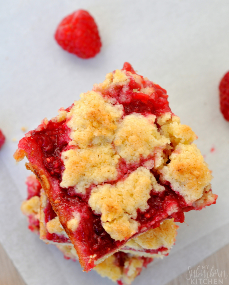 Raspberry Crumb Bars
