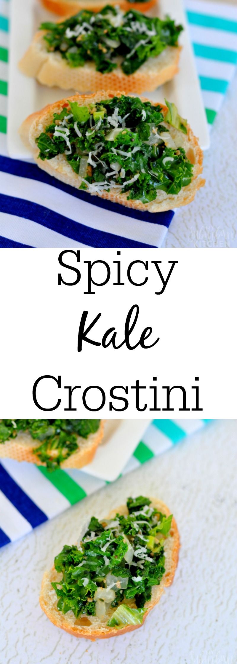 Spicy Kale Crostini
