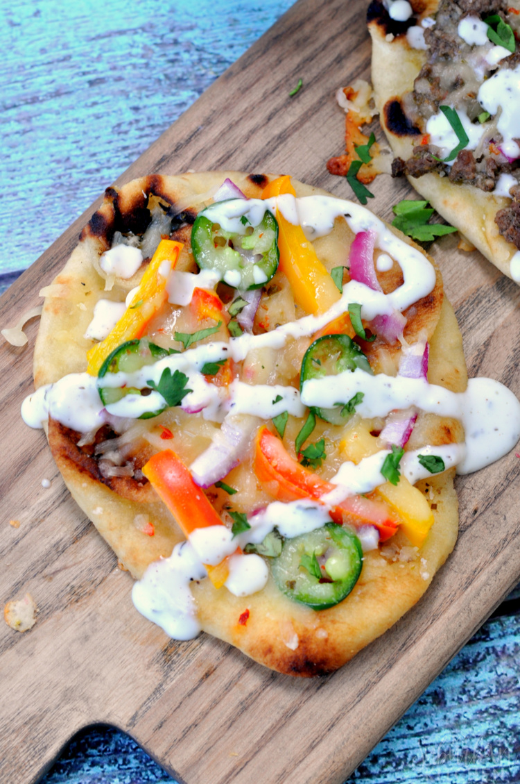 Chicken Fajita Flatbreads