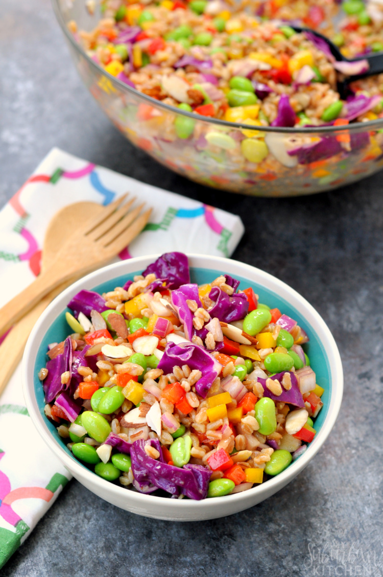 Rainbow Farro Salad