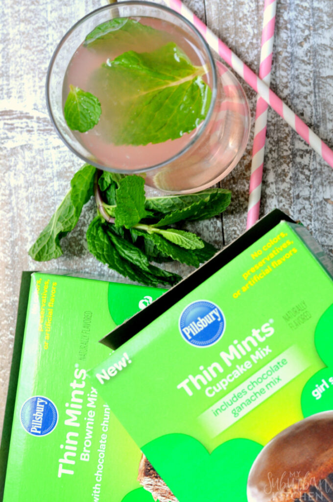 Lemon Raspberry Mints Raspberry Mint Lemonade for a Girl Scout Party - My Suburban Kitchen