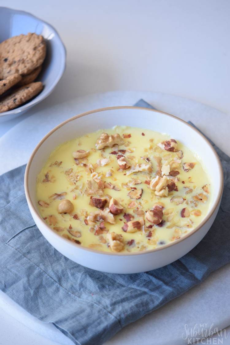 Banana Walnut Pudding