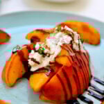 Grilled Peaches with Ricotta