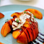 Grilled Peaches with Ricotta