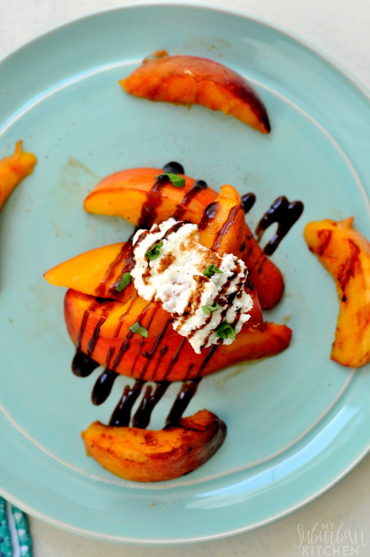 Grilled Peaches with Ricotta Recipe