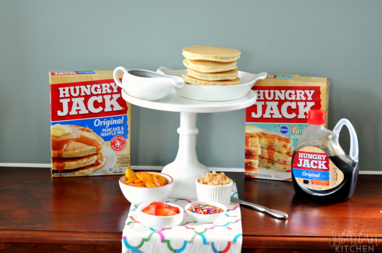 Honey Walnut Butter Pancake Party