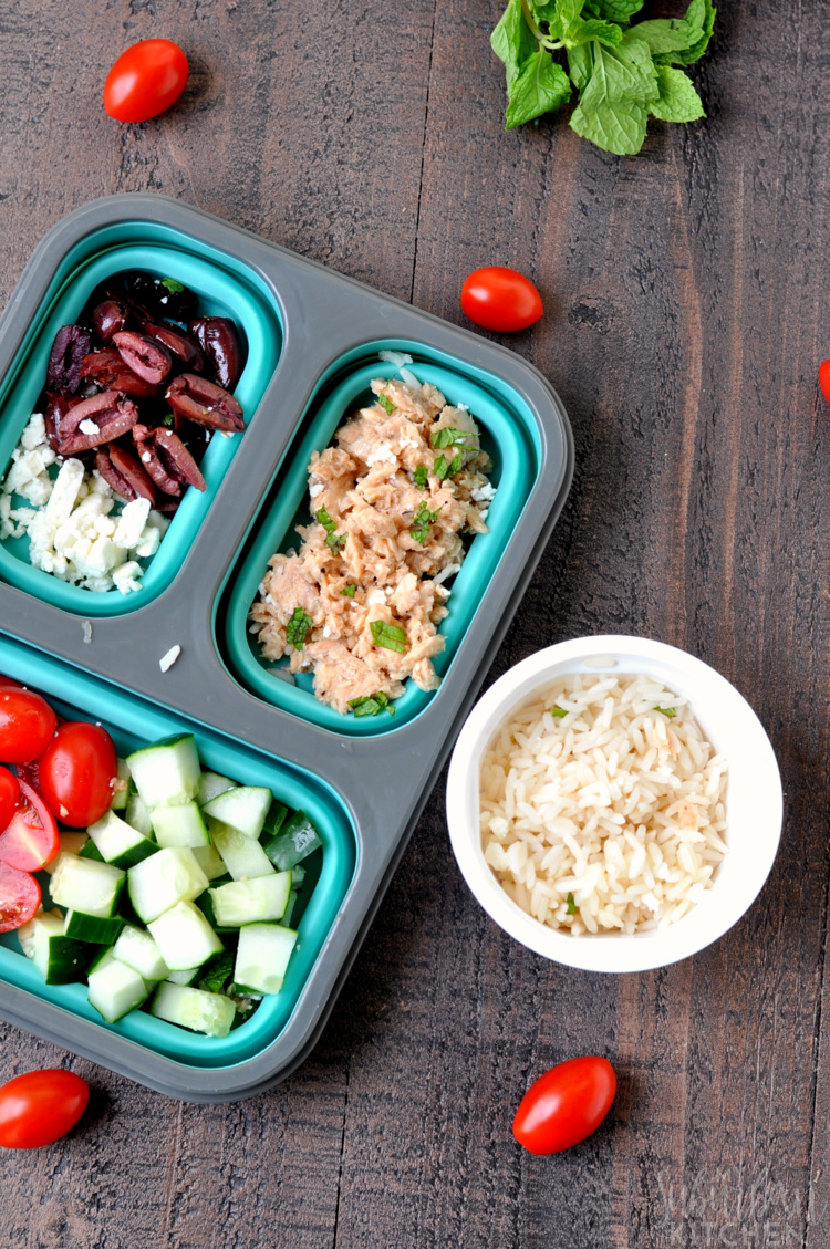 Easy Greek Rice Bowl