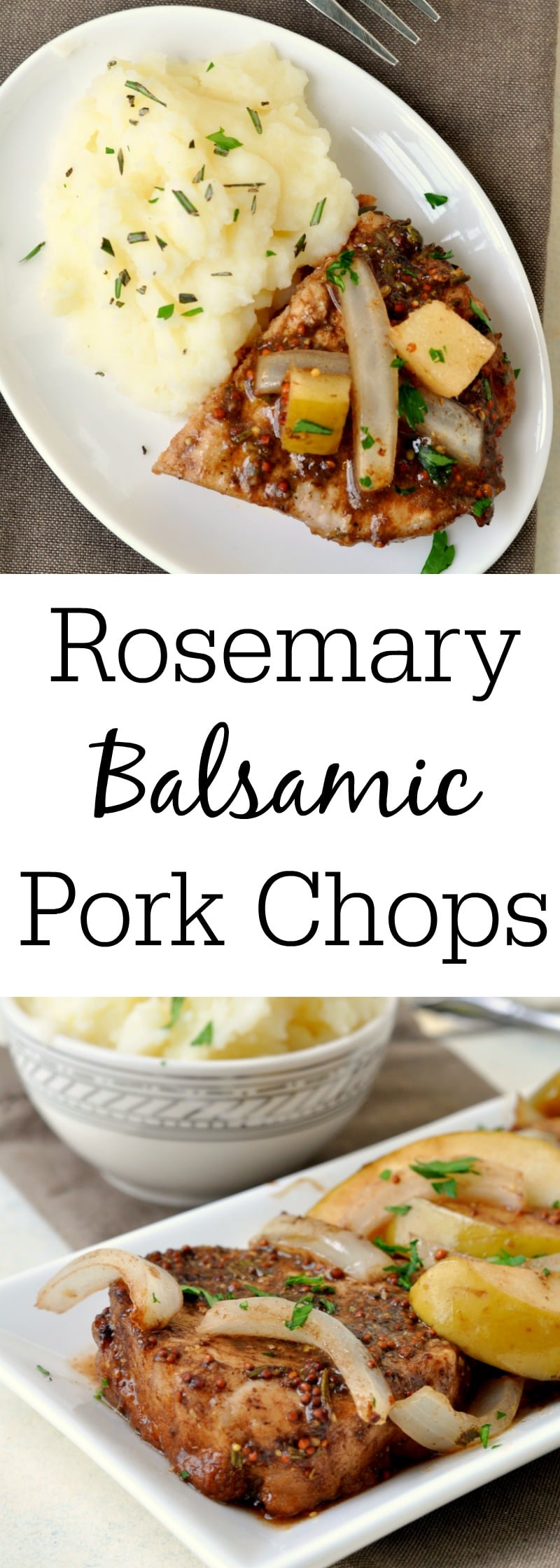 Rosemary Balsamic Pork Chops