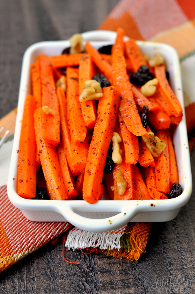 Sumac Roasted Carrots Side Dish
