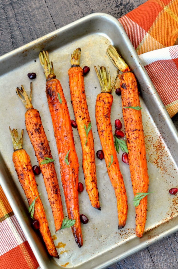 Sumac Roasted Carrots