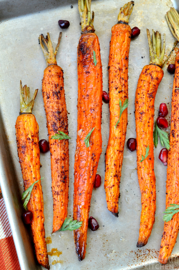Sumac Roasted Carrots with Walnuts