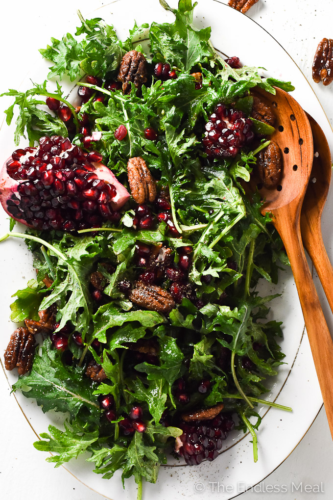 12-the-endless-meal-baby-kale-salad-with-pomegranates-and-candied-pecans