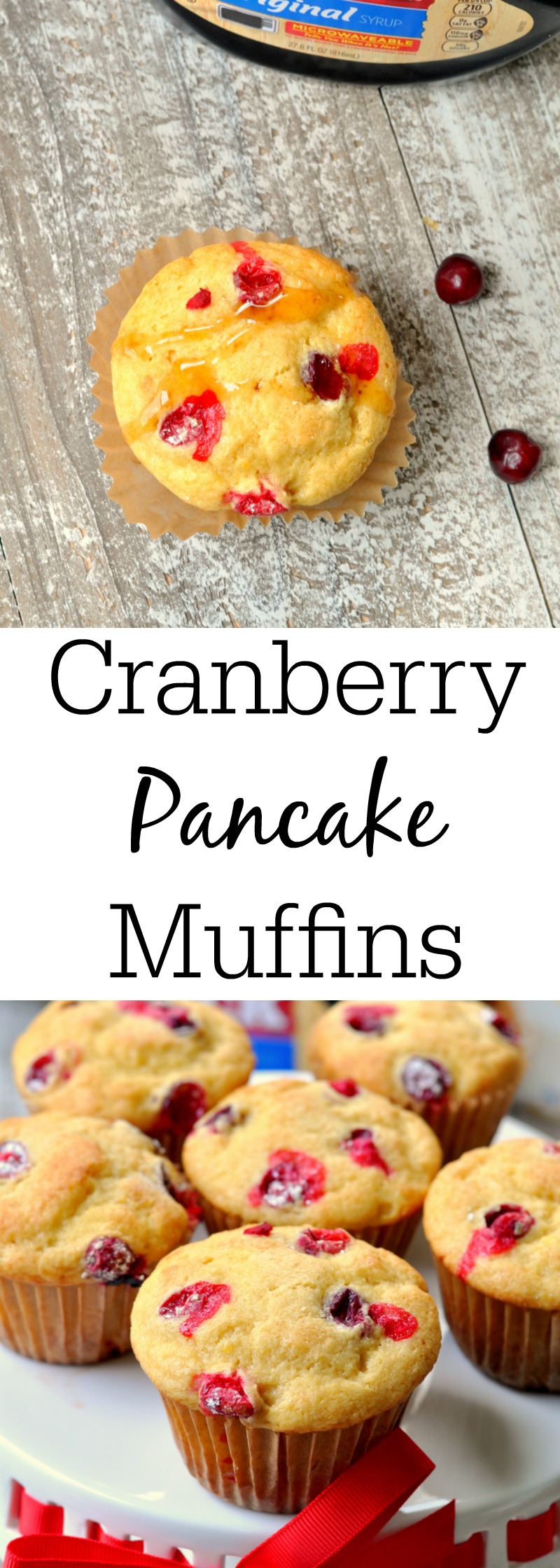 Cranberry Orange Pancake Muffins