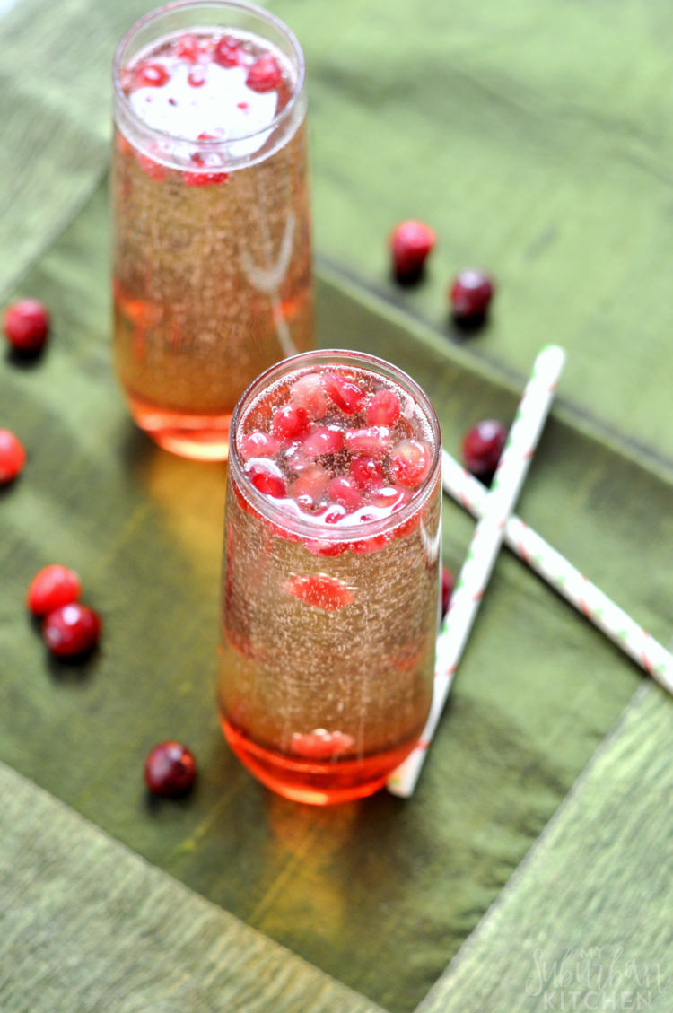 Pomegranate Rosemary Mimosa Drink Recipe
