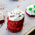 Red Velvet Cake Mix Cookies