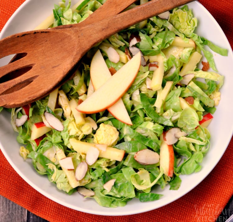 Shaved Brussels Sprouts Salad