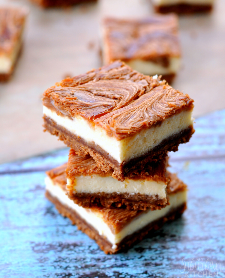 Cookie Butter Cheesecake Bars
