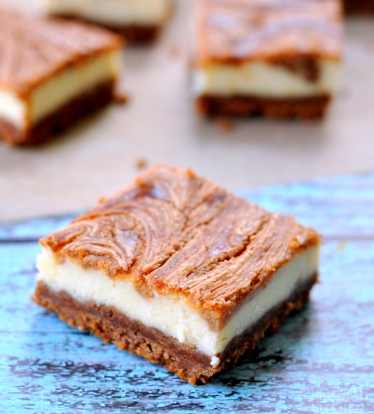 Delicious Cookie Butter Cheesecake Bars