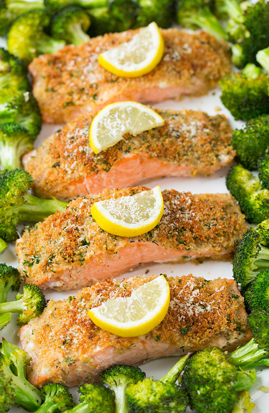 01 - Cooking Classy - Parmesan Crusted Salmon with Broccoli