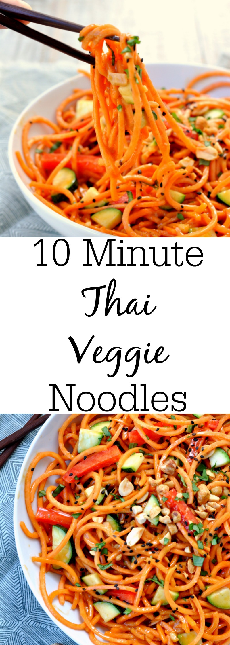 10 Minute Thai Veggie Noodles