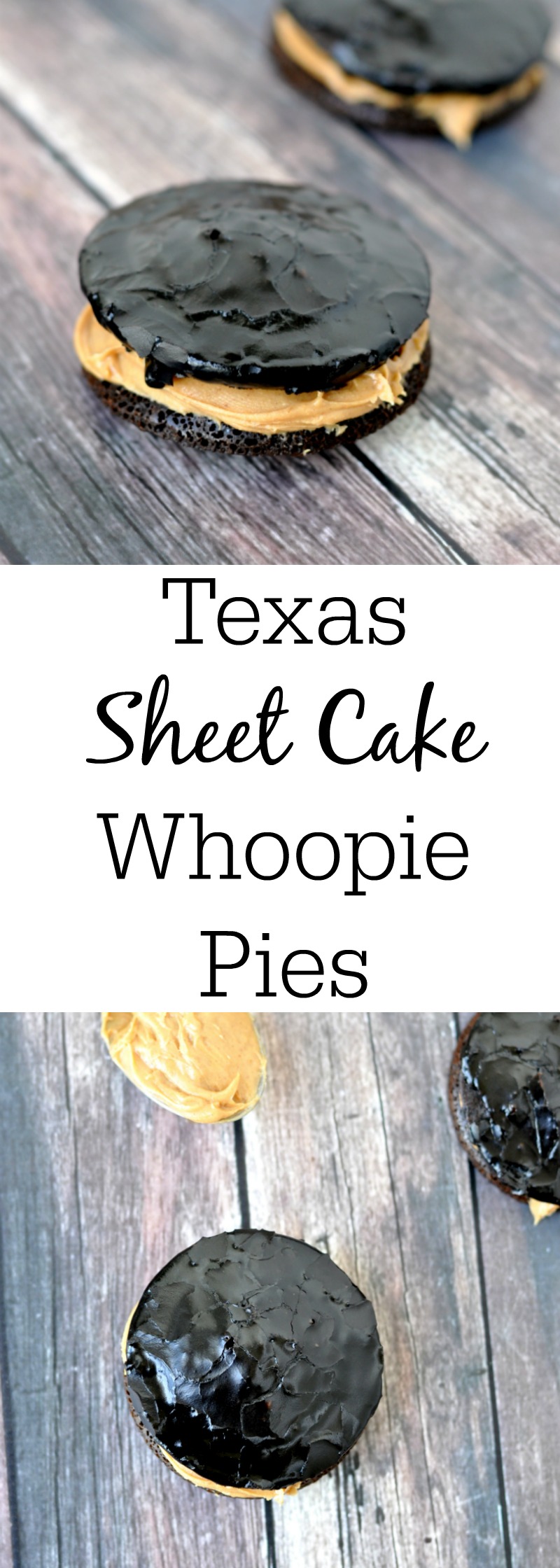 Texas Sheet Cake Whoopie Pies