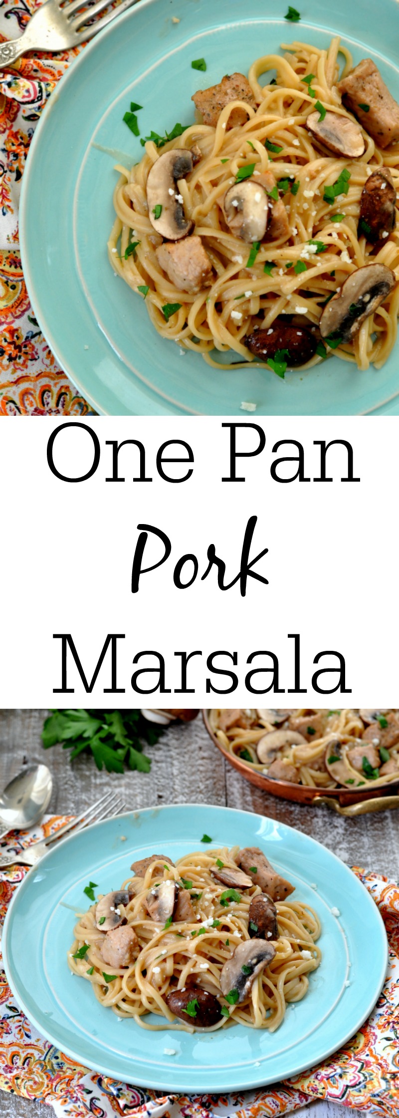 One Pan Pork Marsala