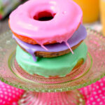 Spring Pastel Vanilla Donuts