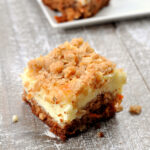 Gluten Free Carrot Cake Cheesecake Bars