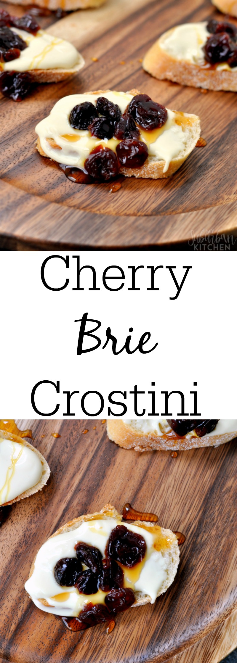 Cherry Brie Crostini