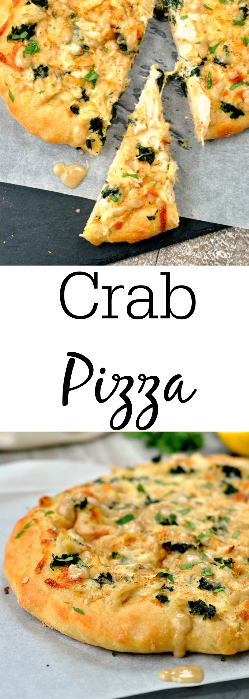Creamy Crab Pizza