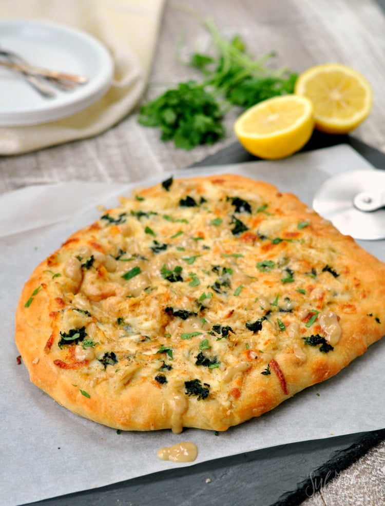 Creamy Crab Pizza