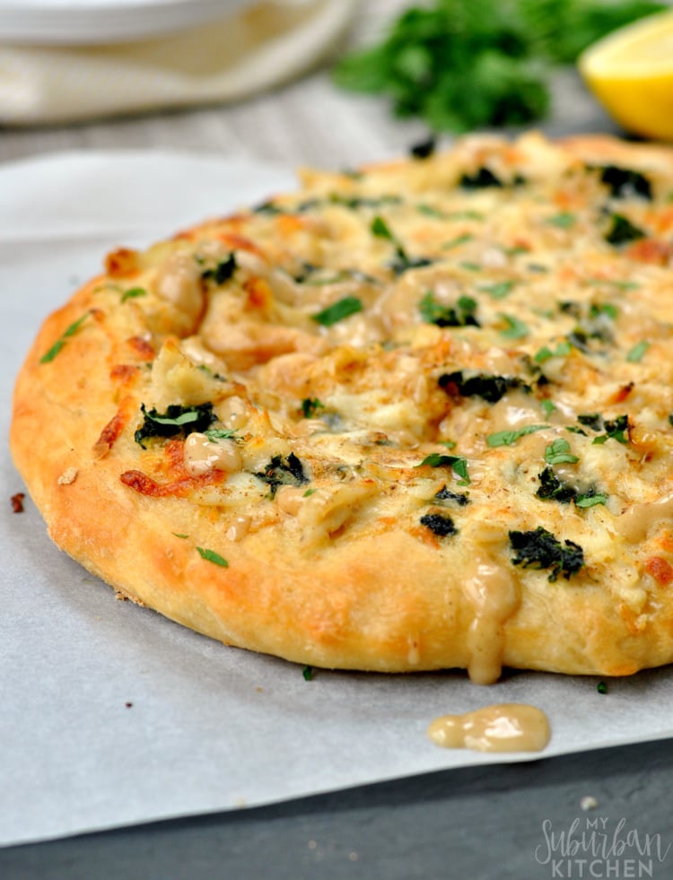 Creamy Crab Pizza